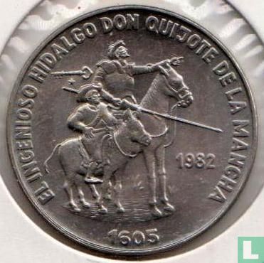 Cuba 1 peso 1982 (type 2) "Don Quixote de la Mancha" - Afbeelding 1