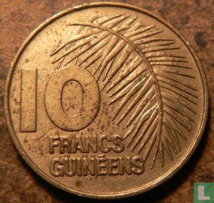 Guinee 10 francs 1985 - Afbeelding 2