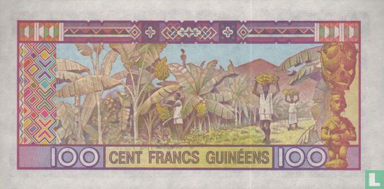 Guinee 100 Francs 1985 - Afbeelding 2