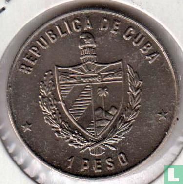 Cuba 1 peso 1984 "Castles of Cuba - La Fuerza in Habana" - Afbeelding 2