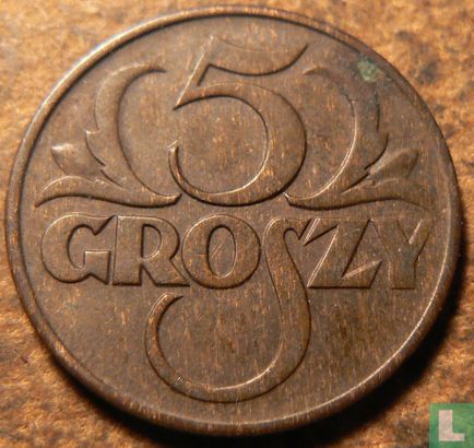 Pologne 5 groszy 1936 - Image 2