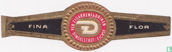 V.E.B. Zigarrenfabriken ZD Dingelstädt/Eichsf. - Fina - Flor - Afbeelding 1