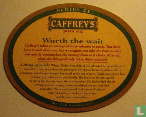 Thomas Caffrey's Irish Ale / Worth the Wait - Afbeelding 2