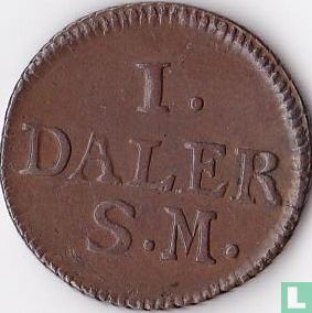 Suède 1 daler S.M. 1716 - Image 2