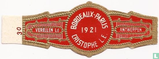 Bordeaux-Parijs 1921 Cristophe L.E. - Afbeelding 1