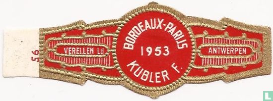 Bordeaux-Paris 1953 Kubler F. - Image 1