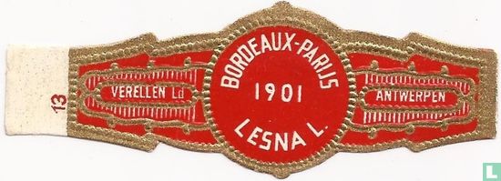 Bordeaux-Parijs 1901 Lesna L. - Afbeelding 1