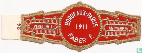 Bordeaux-Paris 1911 F F. - Image 1