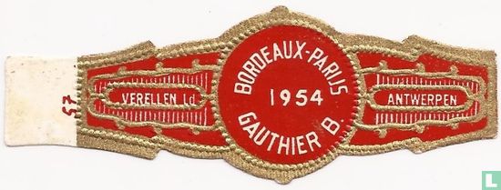 Bordeaux-Paris 1954 Gauthier b. - Image 1