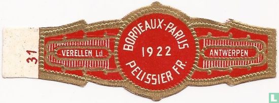 Bordeaux-Paris 1922 FR. Pelissier - Image 1