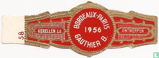Bordeaux-Parijs 1956 Gauthier B. - Afbeelding 1