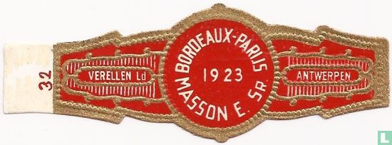 Bordeaux-Parijs 1923 Masson E. Sr. - Afbeelding 1