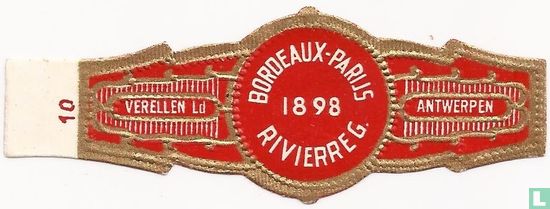 Bordeaux-Parijs 1898 Rivierre G. - Afbeelding 1
