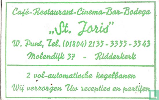 Café Restaurant Cinema Bar Bodega "St. Joris"   - Afbeelding 1