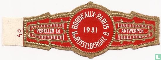 Bordeaux-Parijs 1931 Van Rijsselberghe B. - Afbeelding 1