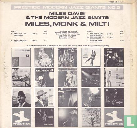 Miles Davis and the Modern Jazz Giants Miles, Monk and Milt  - Image 2