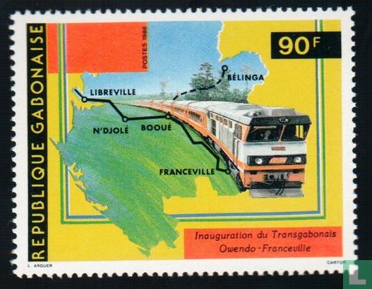 Inbetriebnahme der Owendo-Franceville Bahnlinie