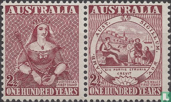 Hundred years stamps