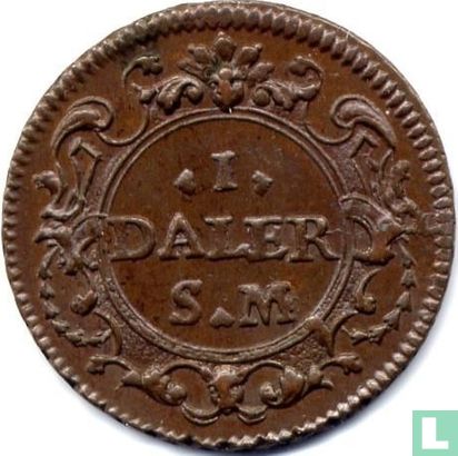 Zweden 1 daler S.M. 1719 - Afbeelding 2