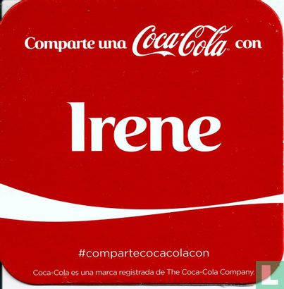 Comparte una Coca-Cola con Irene