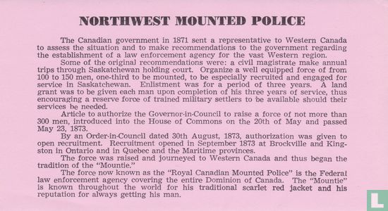 Canada 25 cents 1973 (Numisbrief) "100th anniversary Royal Canadian Mounted Police" - Afbeelding 3