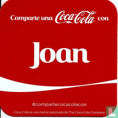 Comparte una Coca-Cola con Joan
