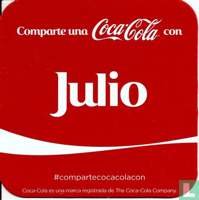 Comparte una Coca-Cola con Julio