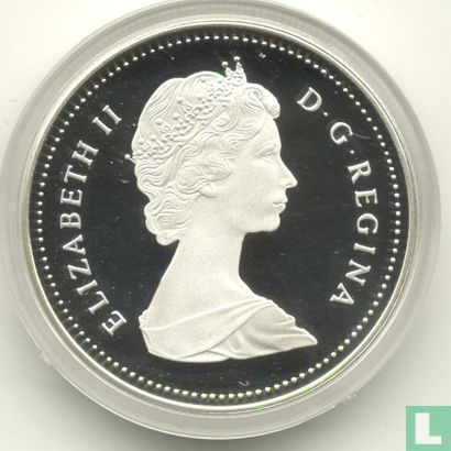 Kanada 1 Dollar 1987 (PP) "400th anniversary of John Davis' exploration of Baffin Island and the Gulf of Cumberland" - Bild 2