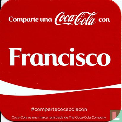 Comparte una Coca-Cola con Francisco