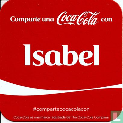 Comparte una Coca-Cola con Isabel