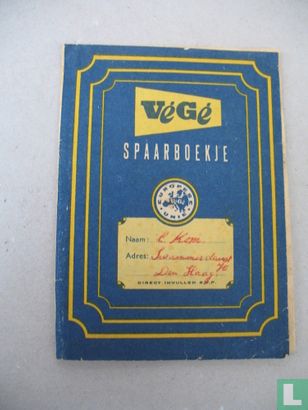 VéGé spaarboekje - Image 1