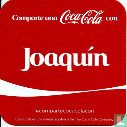 Comparte una Coca-Cola con Joaquín