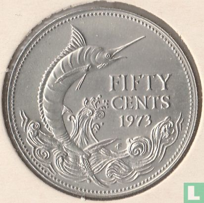Bahama's 50 cents 1973  - Afbeelding 1