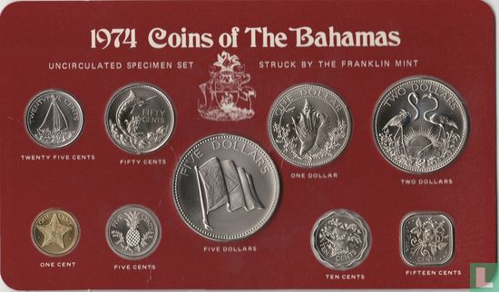 Bahama's jaarset 1974 - Afbeelding 1