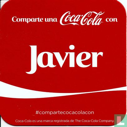 Comparte una Coca-Cola con Javier