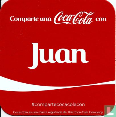 Comparte una Coca-Cola con Juan