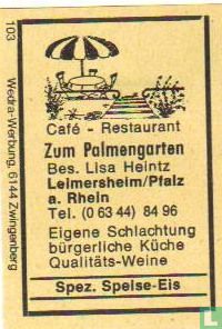 Café Restaurant Zum Palmengarten - Lisa Heintz