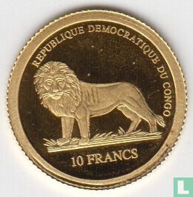 Kongo-Kinshasa 10 Franc 2006 (PP) "Mona Lisa" - Bild 2