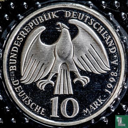 Allemagne 10 mark 1998 (BE - A) "350th anniversary End of 30 Years War - Peace of Westphalia" - Image 1