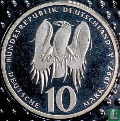 Germany 10 mark 1997 (PROOF - A) "500th anniversary Birth of Philipp Melanchthon" - Image 1