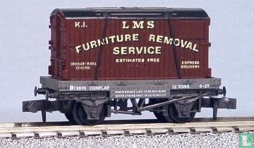 Containerwagen LMS - Afbeelding 1