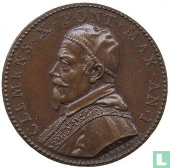 Vatican  Pope Clement X (Year 1) 1676 - Image 1