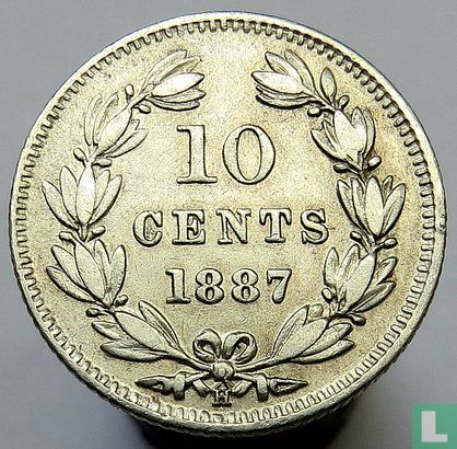 Nicaragua 10 centavos 1887 - Image 1