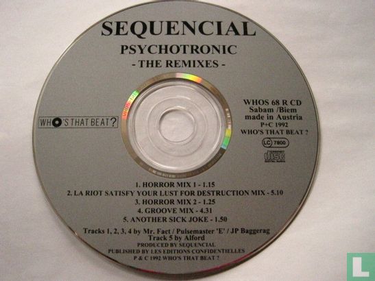 Psychotronic - The Remixes - Afbeelding 3