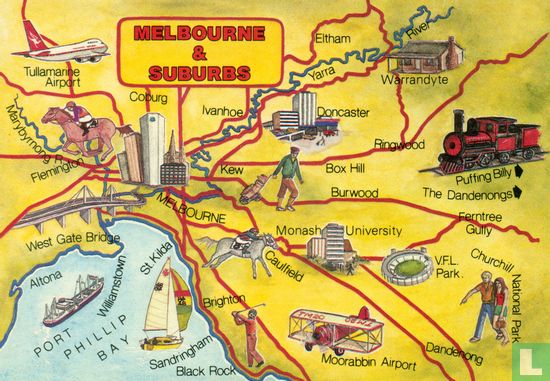 Melbourne & Suburbs - Afbeelding 1