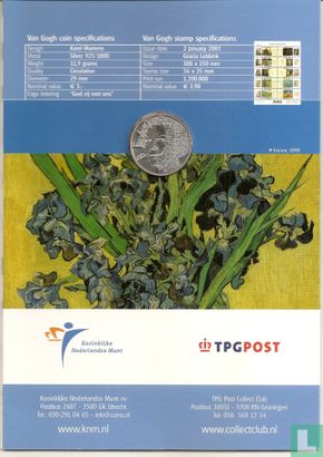 Niederlande 5 Euro 2003 (Stamps & Folder) "150th anniversary Birth of Vincent van Gogh" - Bild 3