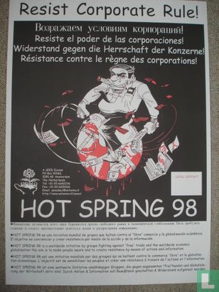 Resist Corporate Rule! Hot Spring 98