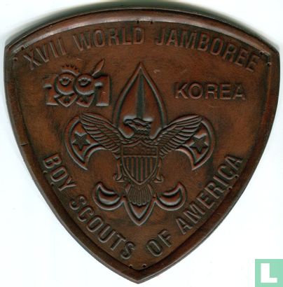 United States contingent - 17th World Jamboree - leather - Afbeelding 1