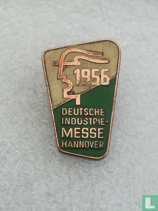 1956 Deutsche Industrie-Messe Hannover (Typus 2) [weiß-grün] - Bild 1