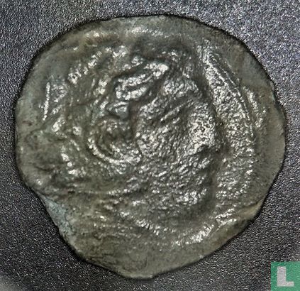 Koninkrijk Macedonië, AE17 1/2 unit, 336-323 BC, AE Alexander III De Grote - Afbeelding 1